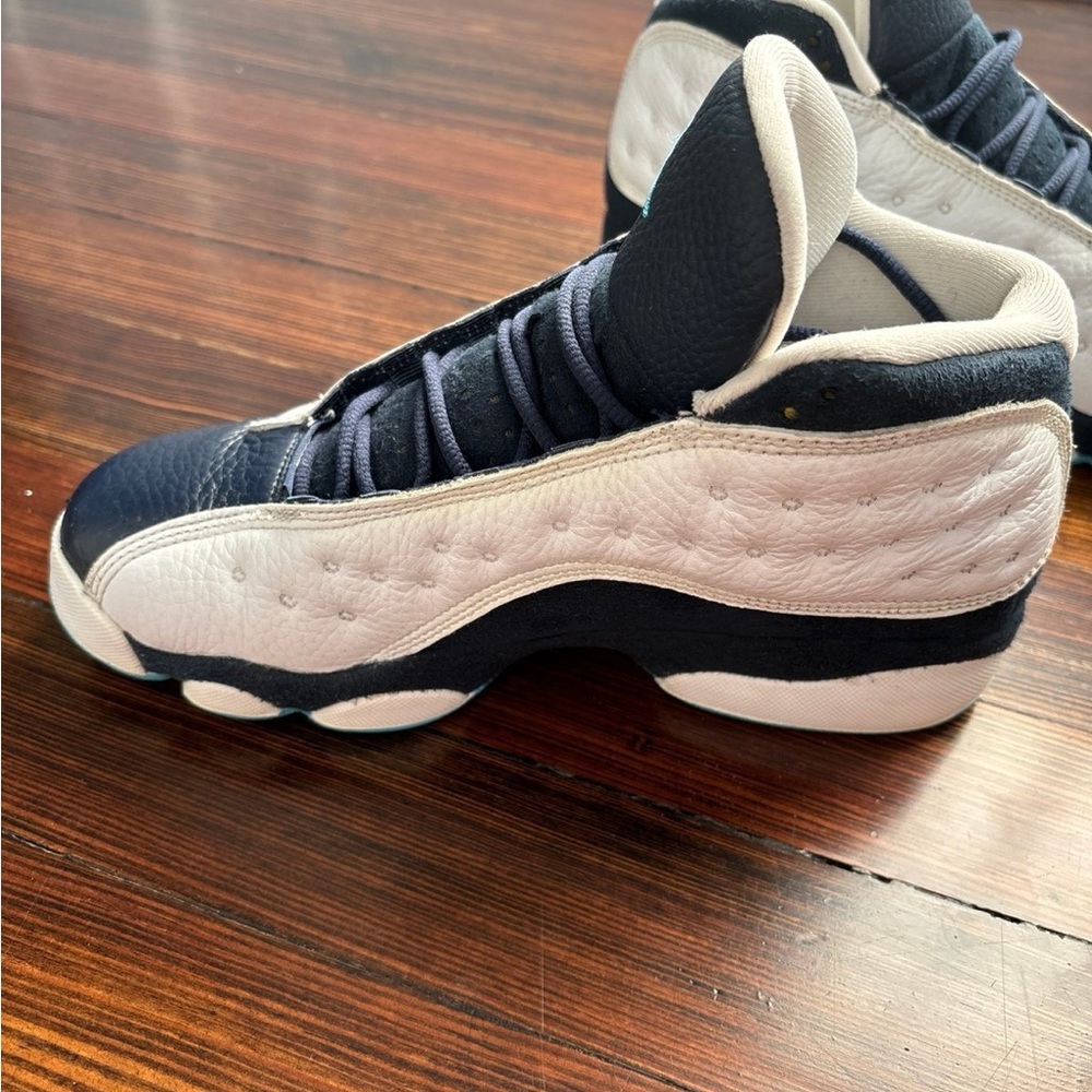 Nike Jordan 13 Retro White Obsidian Powder Blue size 6.5Y - Picture 4 of 12